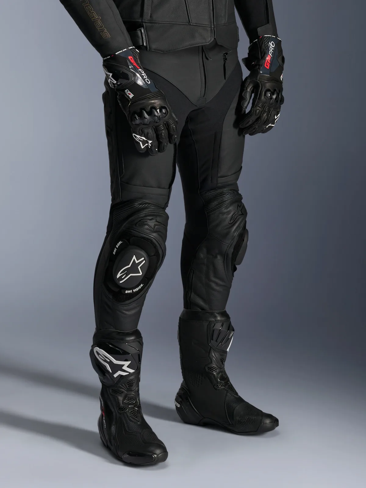 Кожен панталон Alpinestars Missile V3 Black Black
