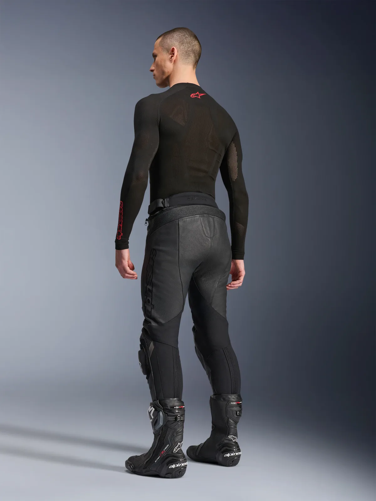 Кожен панталон Alpinestars Missile V3 Black Black