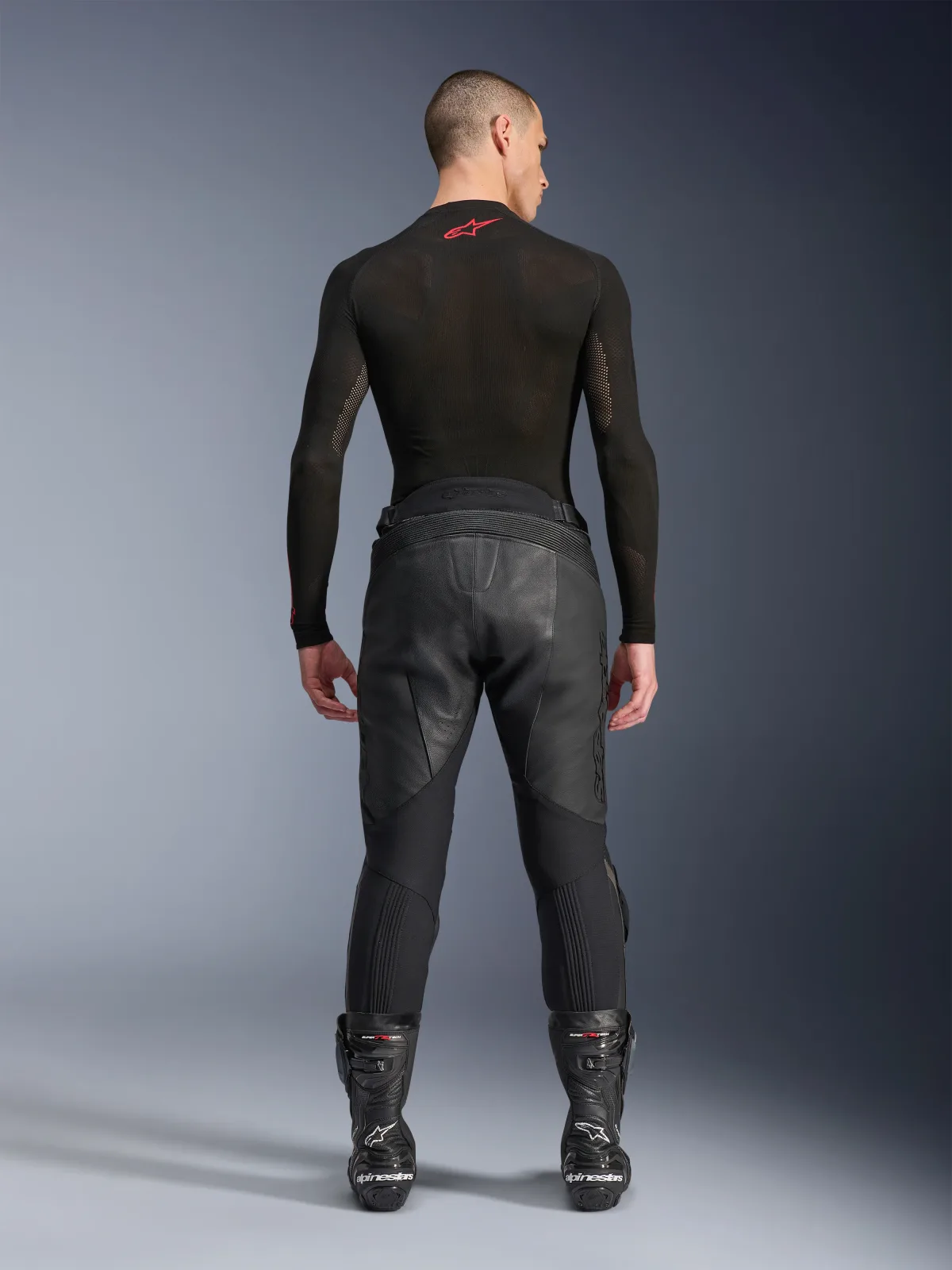 Кожен панталон Alpinestars Missile V3 Black Black