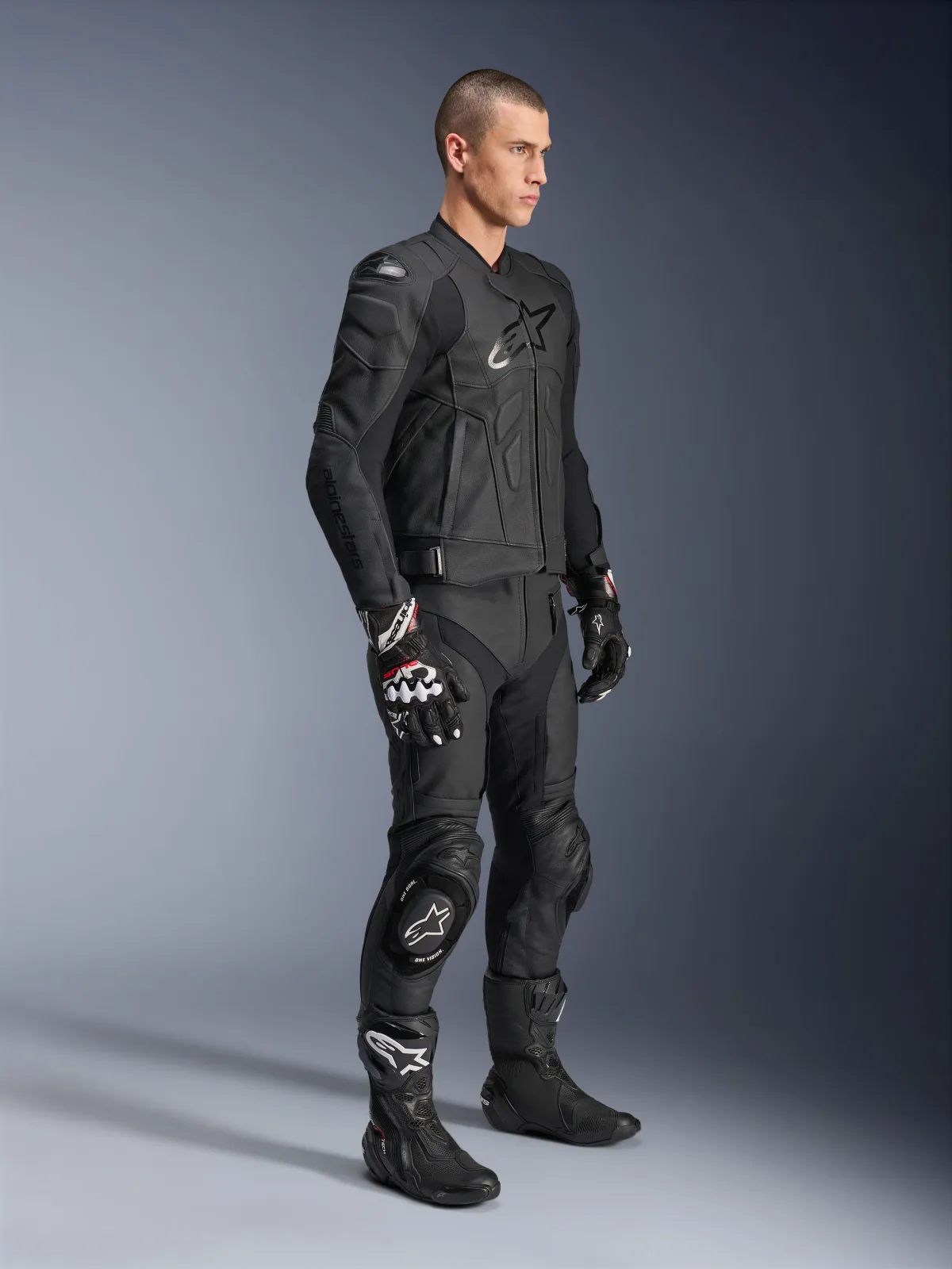 Кожен панталон Alpinestars Missile V3 Black Black