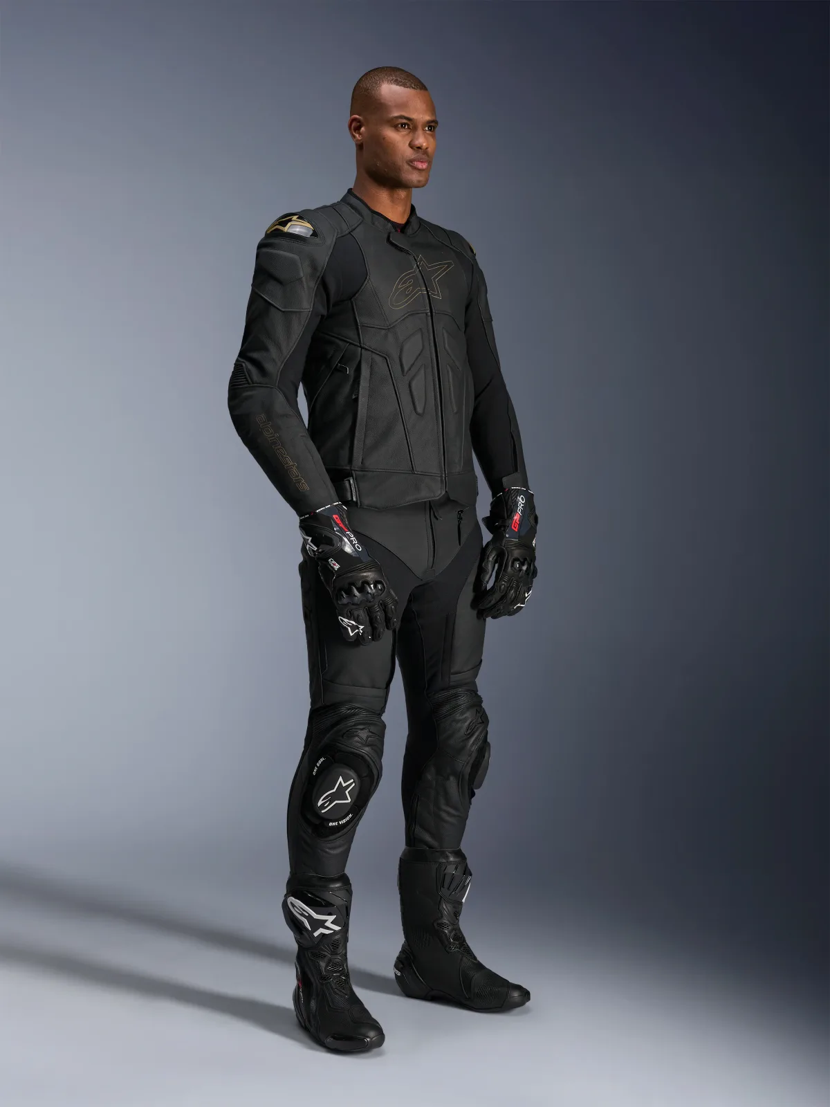 Кожен панталон Alpinestars Missile V3 Black Black
