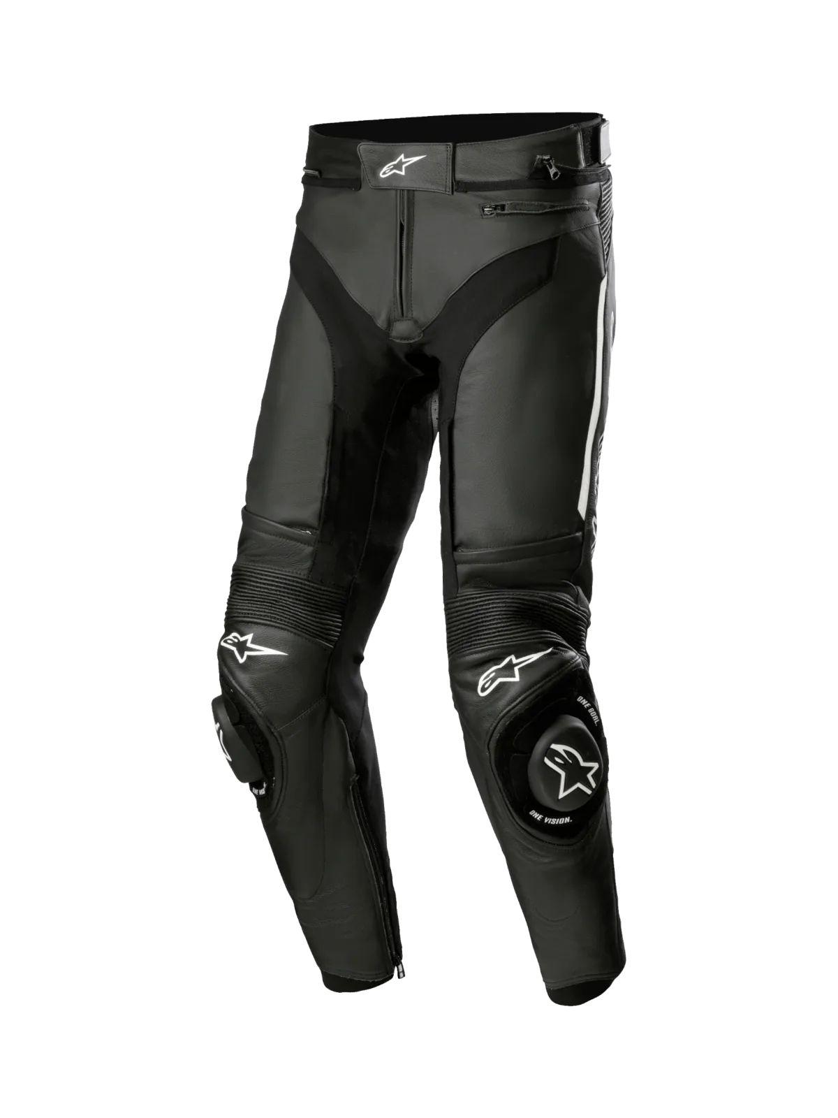 Кожен панталон Alpinestars Missile V3 Black White