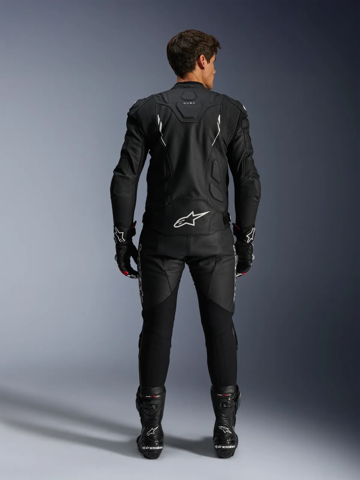 Кожен панталон Alpinestars Missile V3 Black White