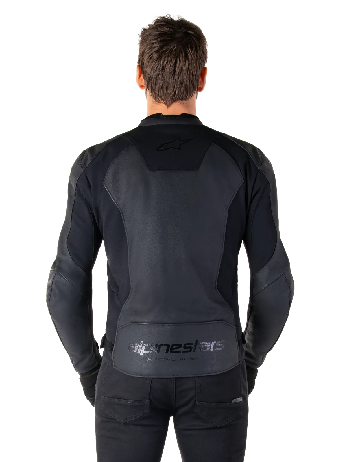 Кожено яке Alpinestars Faster V3 Black Black