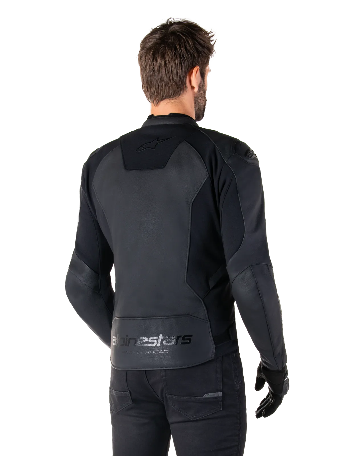 Кожено яке Alpinestars Faster V3 Black Black