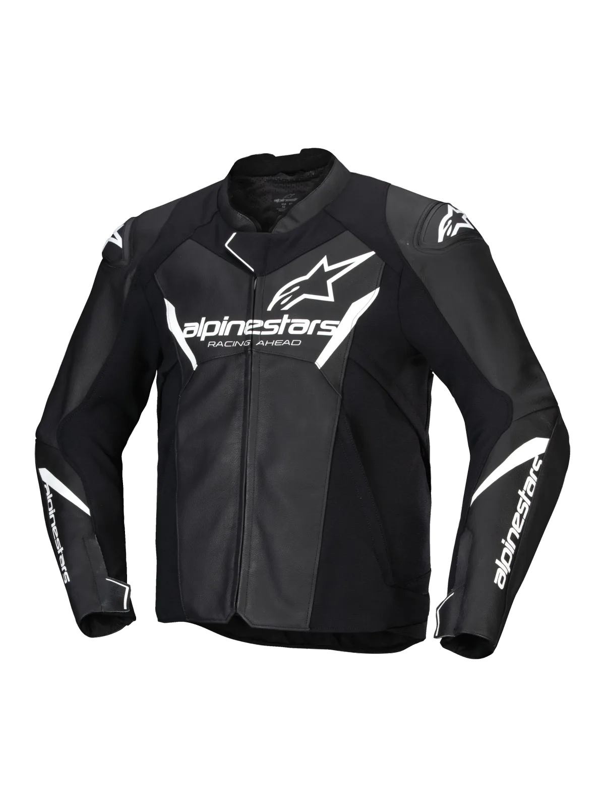 Кожено яке Alpinestars Faster V3 Black White