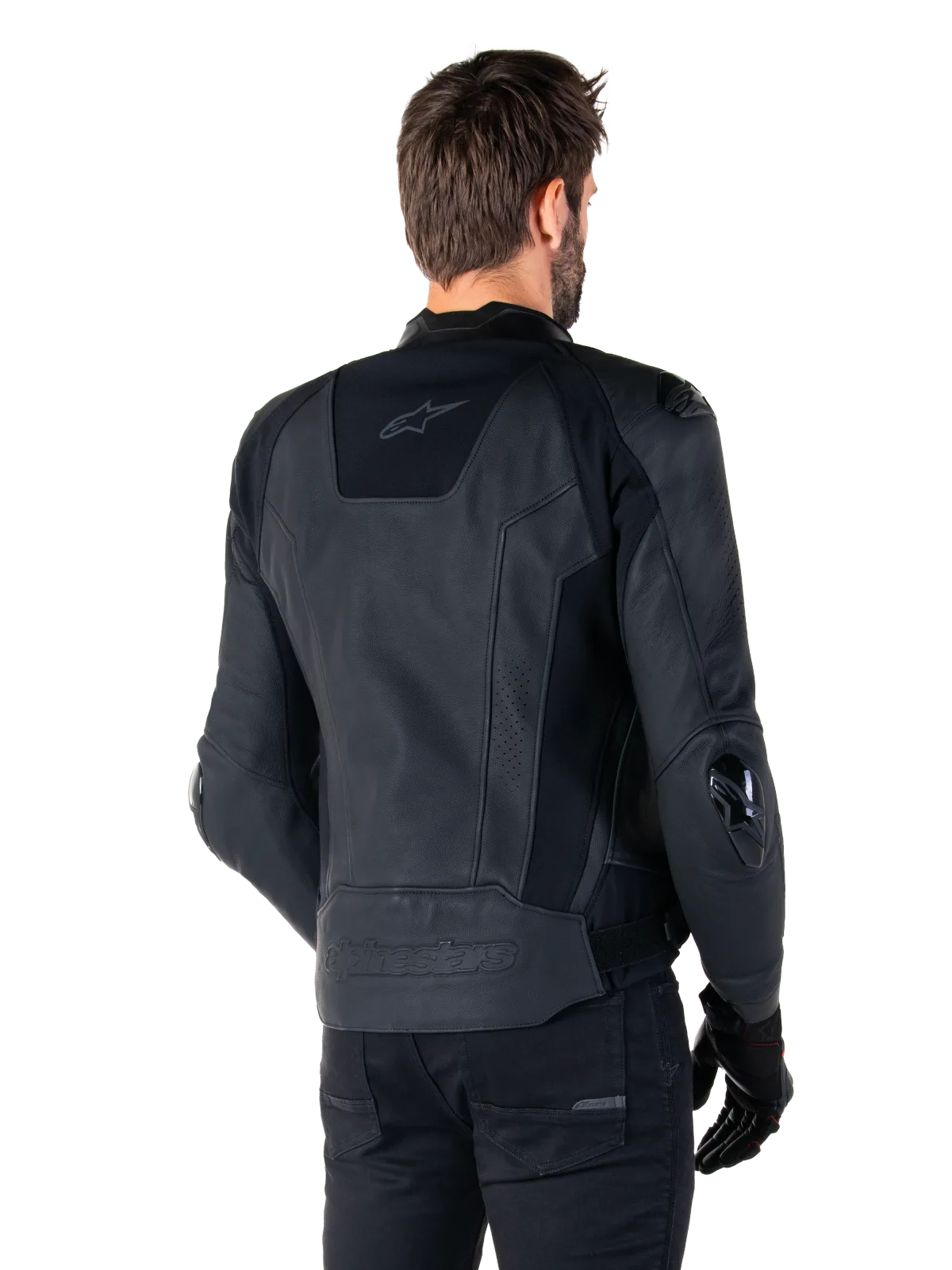 Кожено яке Alpinestars Missile V3 Black Black