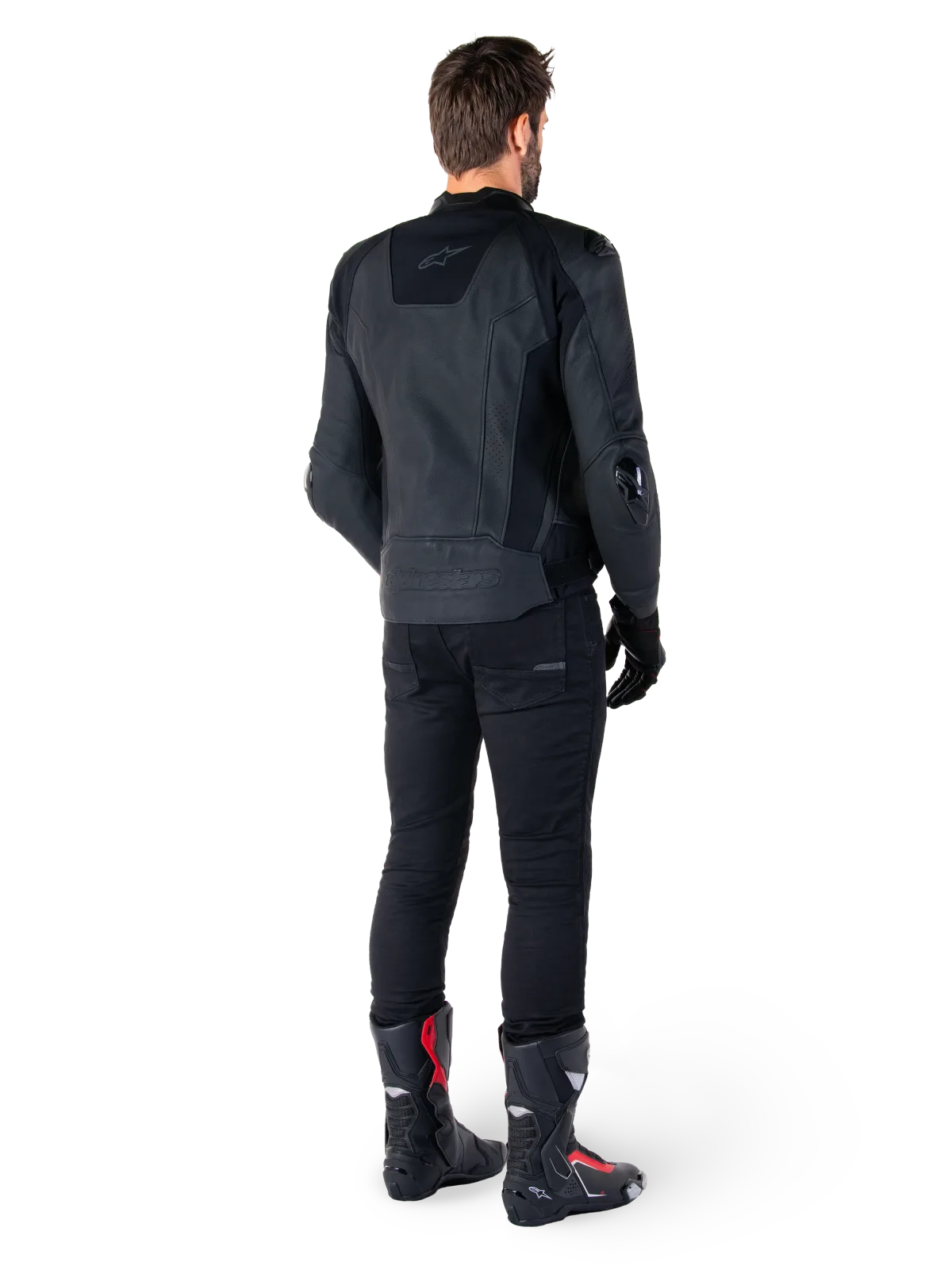 Кожено яке Alpinestars Missile V3 Black Black