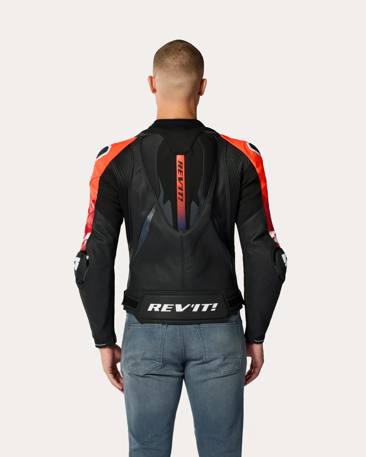 Кожено яке Rev'it Hyperspeed 3 Pro Black Red