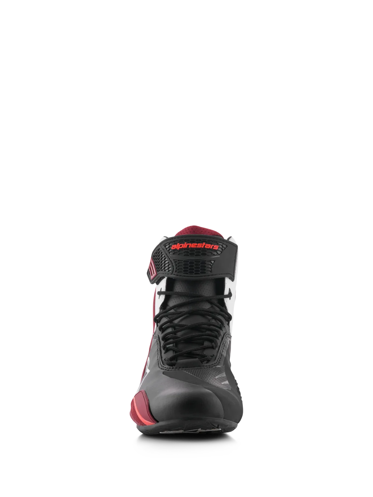 Мото обувки Alpinestars Faster-4 Black White Dark Red