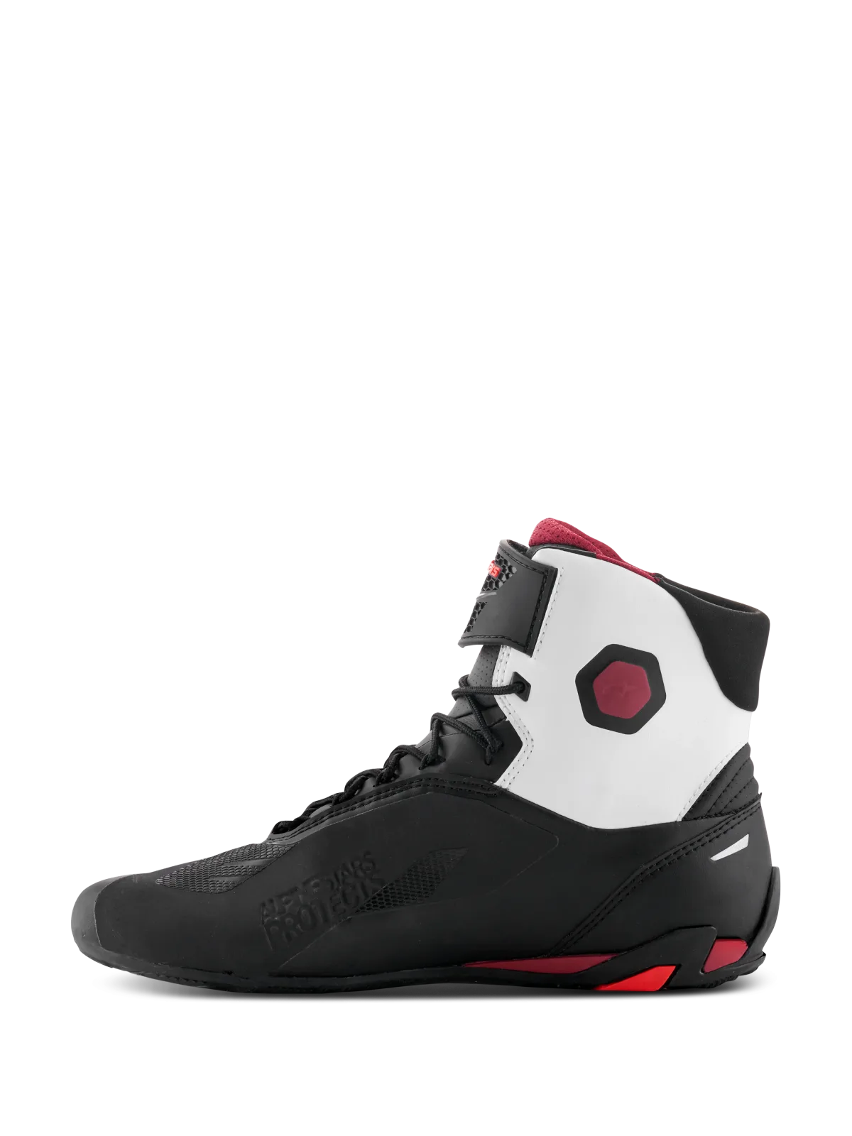 Мото обувки Alpinestars Faster-4 Black White Dark Red