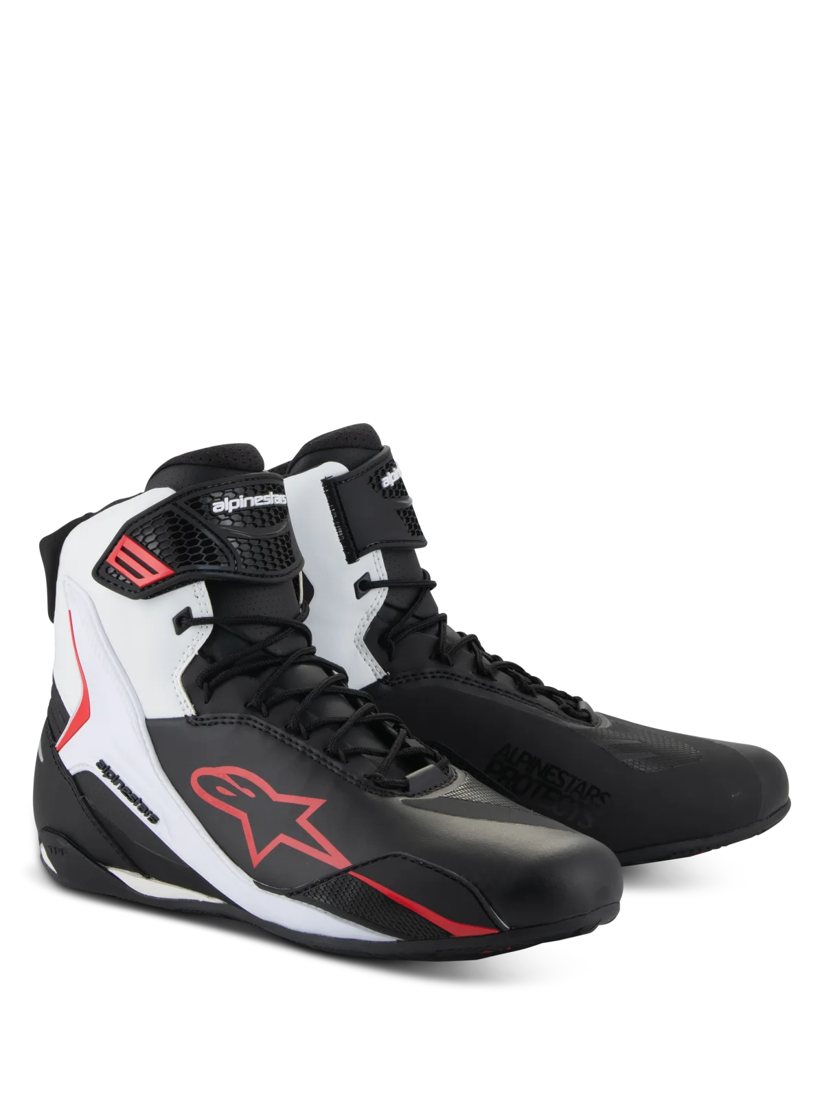Мото обувки Alpinestars Faster-4 Black White Red
