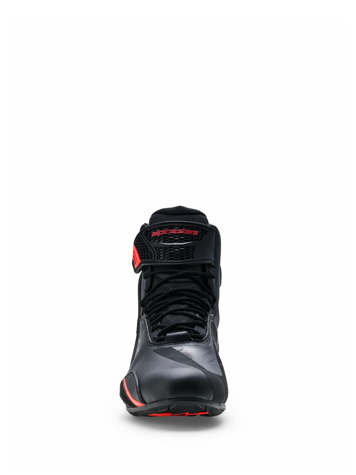 Мото обувки Alpinestars Faster-4 Drystar Black Rio Red Red Fluo