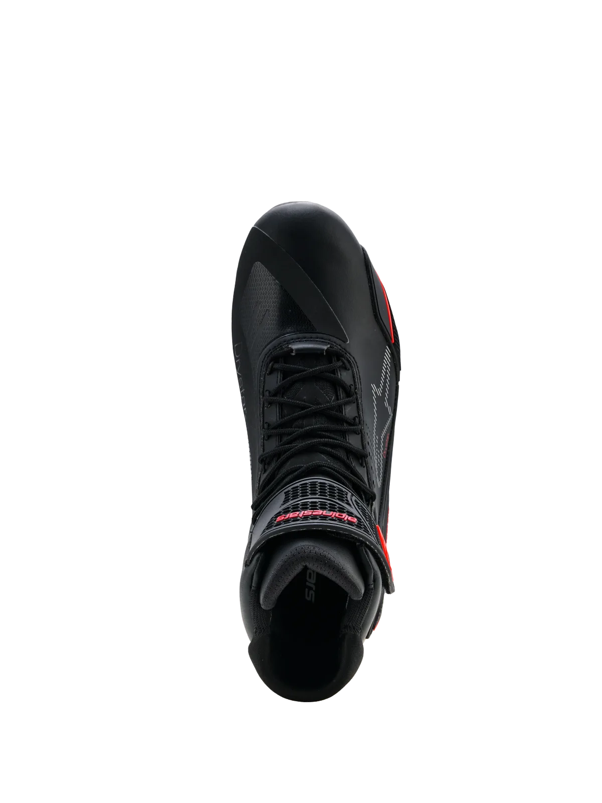 Мото обувки Alpinestars Faster-4 Drystar Black Rio Red Red Fluo