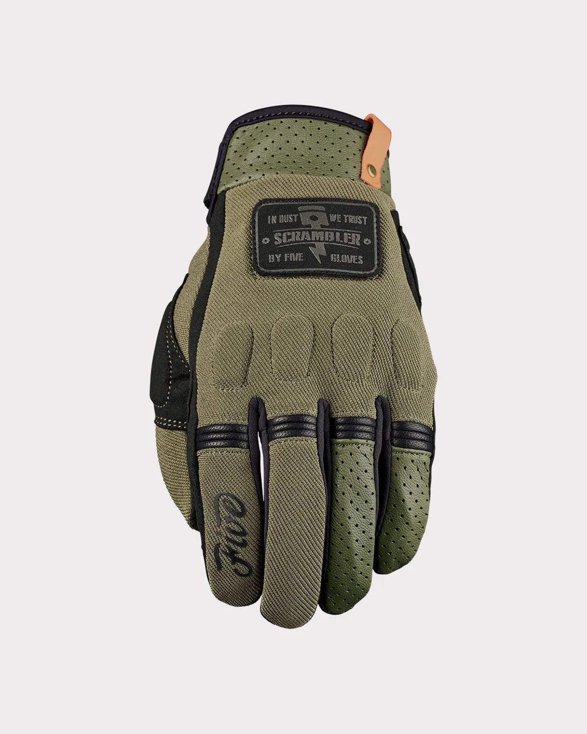 Мото ръкавици Five Scrambler Khaki Black