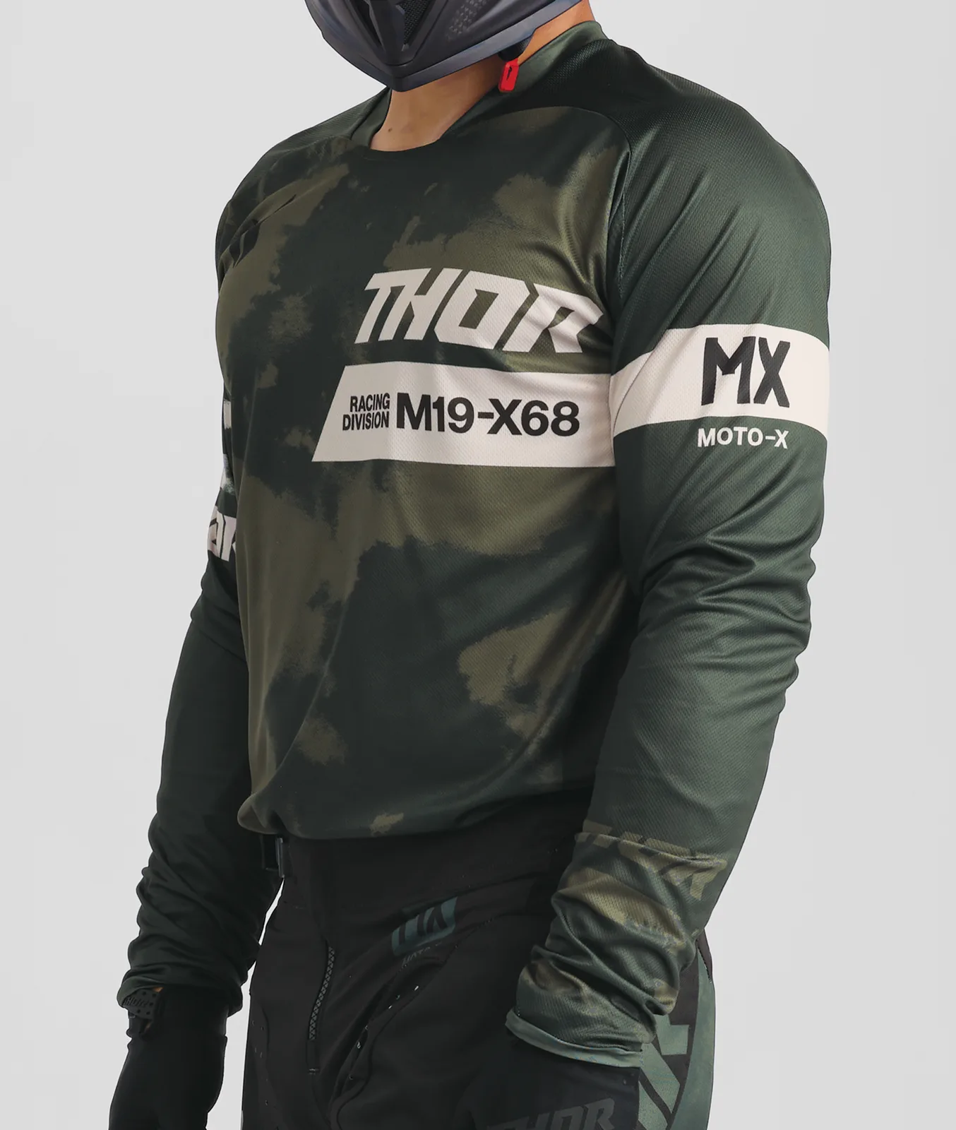 Мотокрос джърси Thor Launchmode Bleach Black Camo
