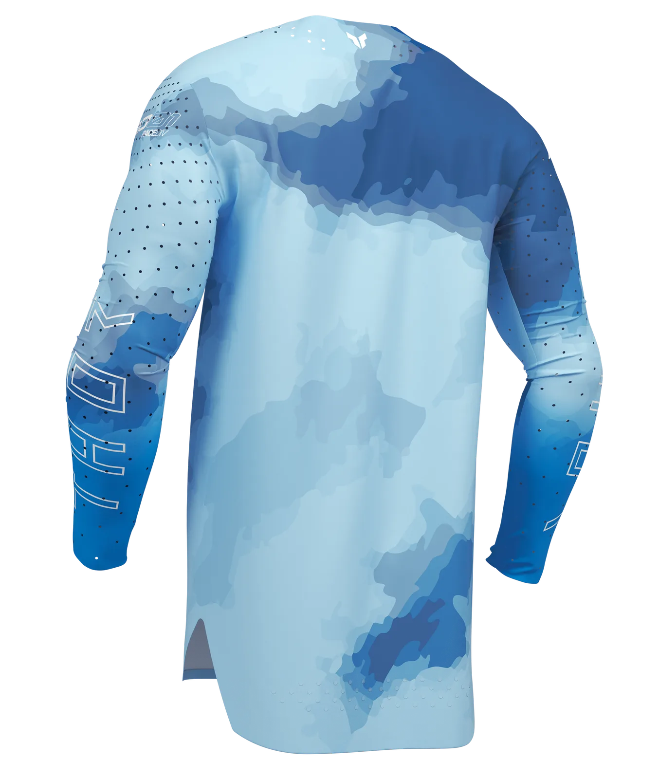Мотокрос джърси Thor Sportmode Carbon Electric Blue Powder Blue