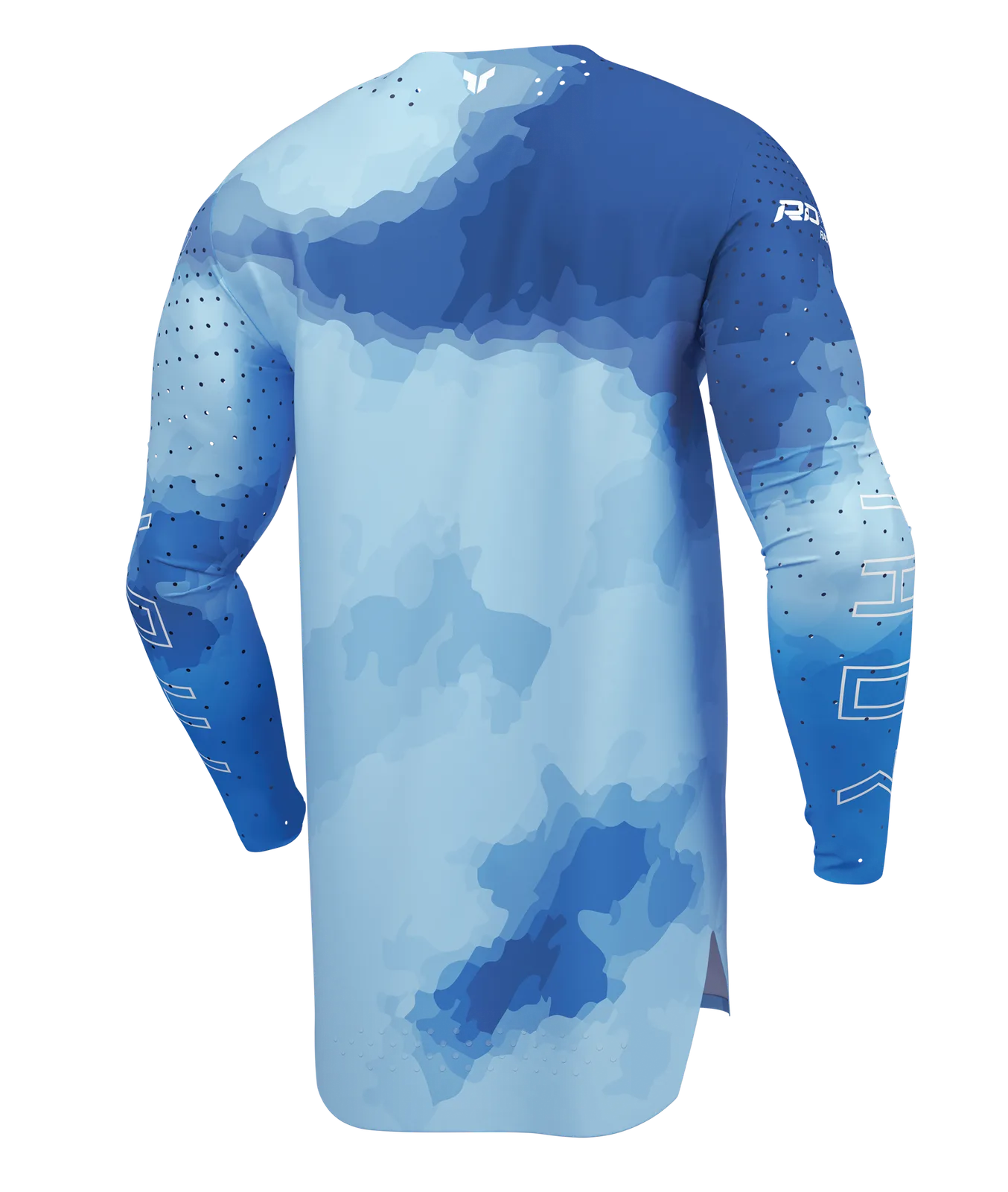 Мотокрос джърси Thor Sportmode Carbon Electric Blue Powder Blue