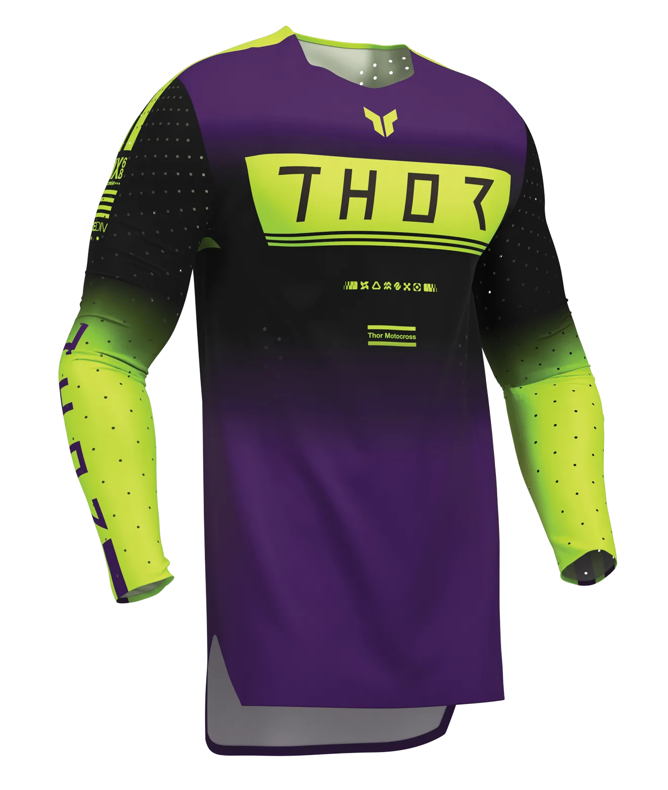 Мотокрос джърси Thor Sportmode Geo Black Purple