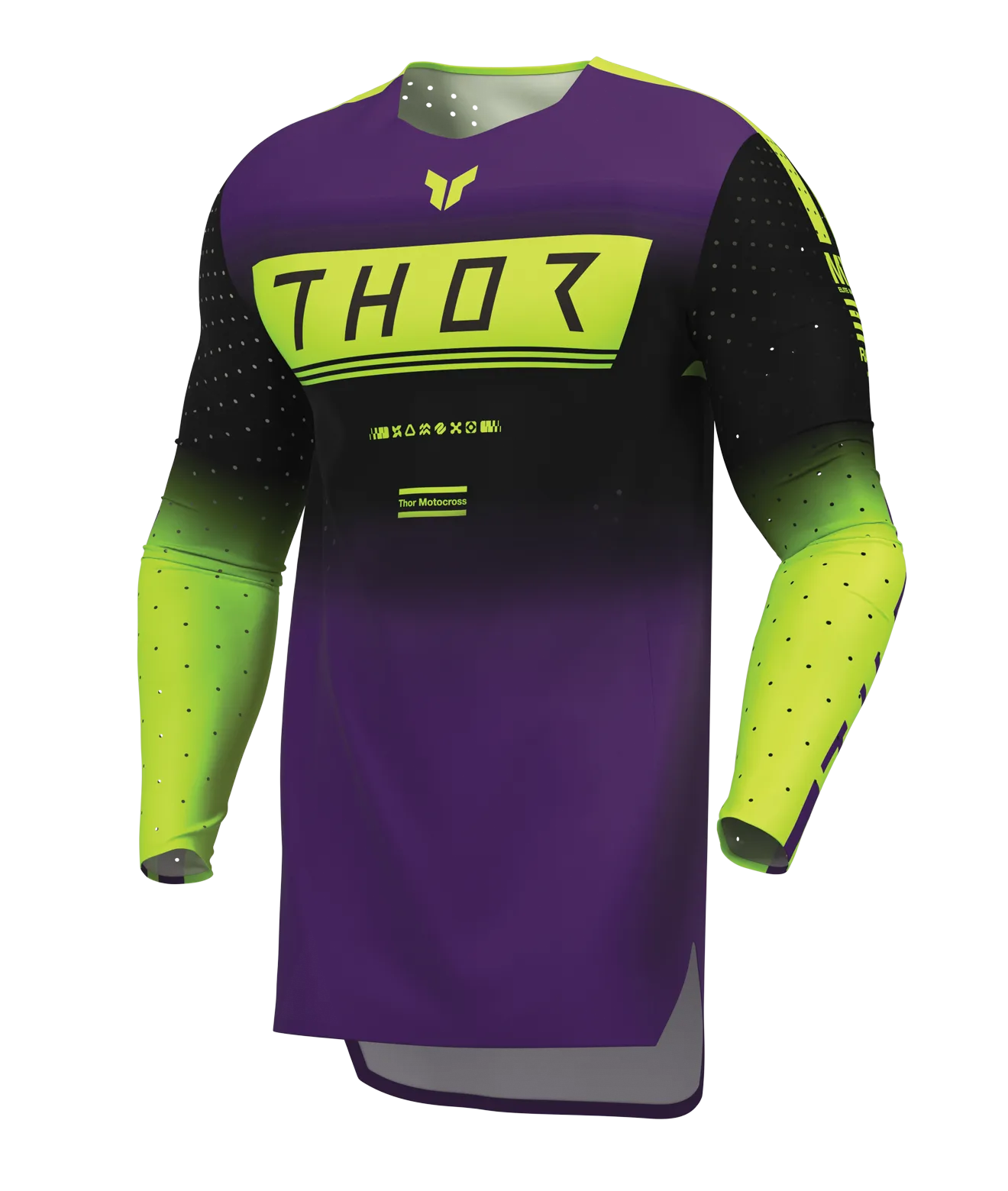 Мотокрос джърси Thor Sportmode Geo Black Purple