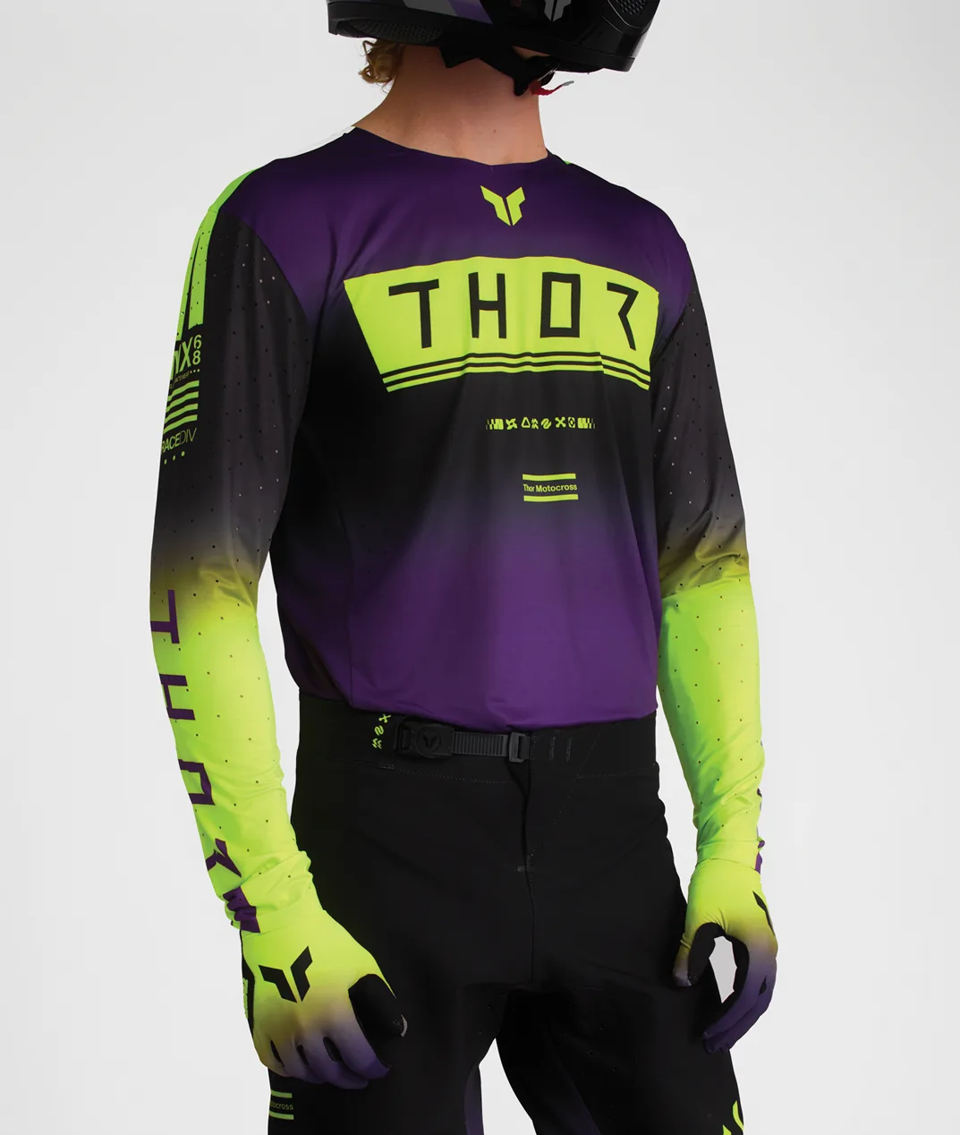 Мотокрос джърси Thor Sportmode Geo Black Purple