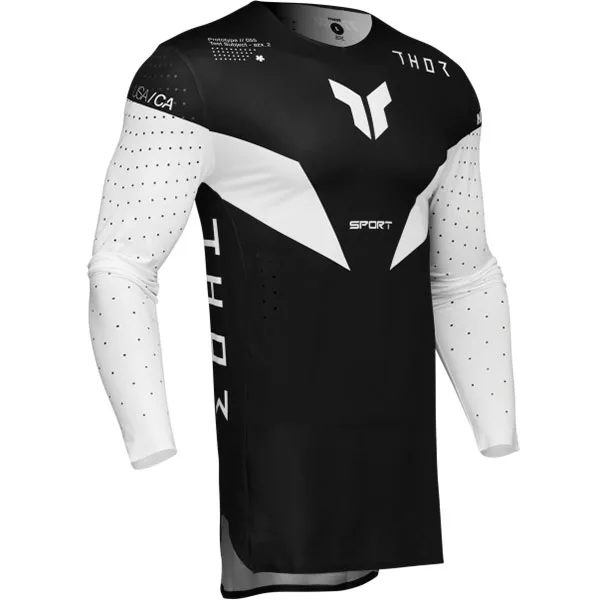 Мотокрос джърси Thor Sportmode Strike Black