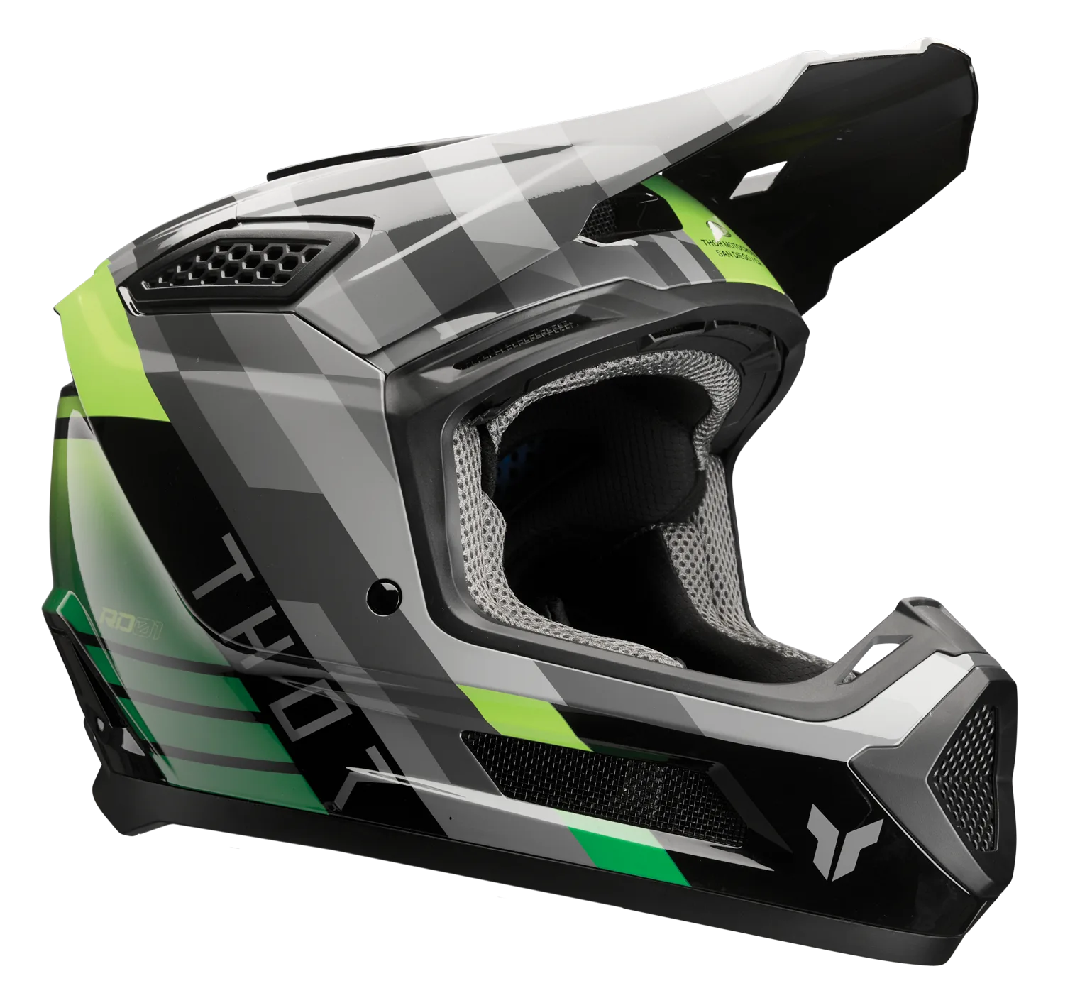 Мотокрос каска Thor Fleet Camber Black Green