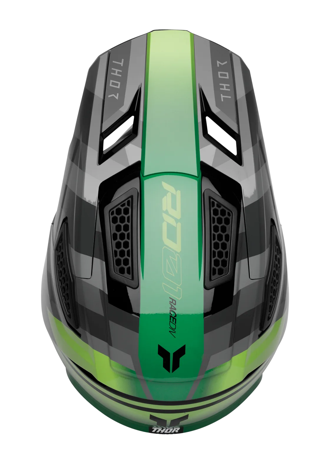 Мотокрос каска Thor Fleet Camber Black Green