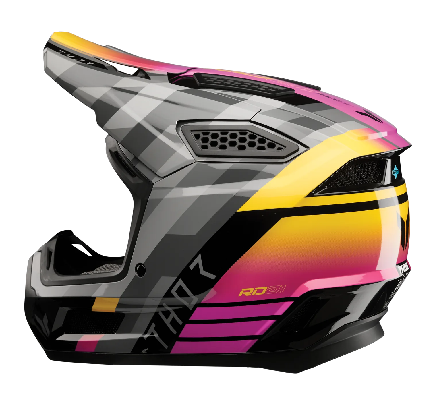 Мотокрос каска Thor Fleet Camber Black Magenta