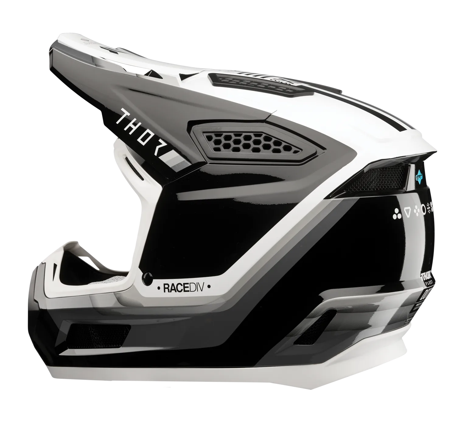 Мотокрос каска Thor Fleet Defy Black White