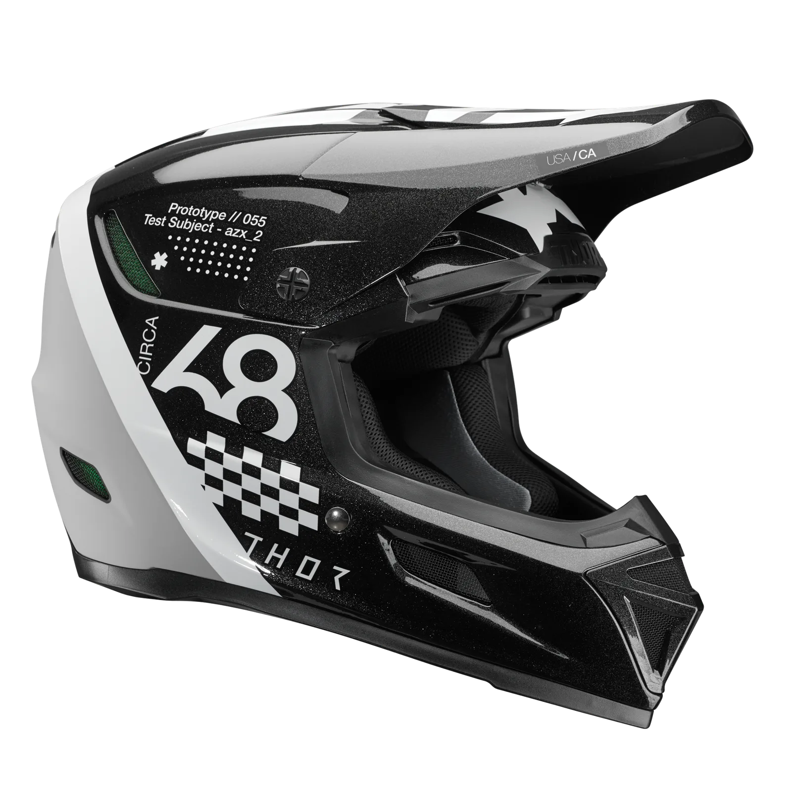 Мотокрос каска Thor Reflex Sport Riot Black White