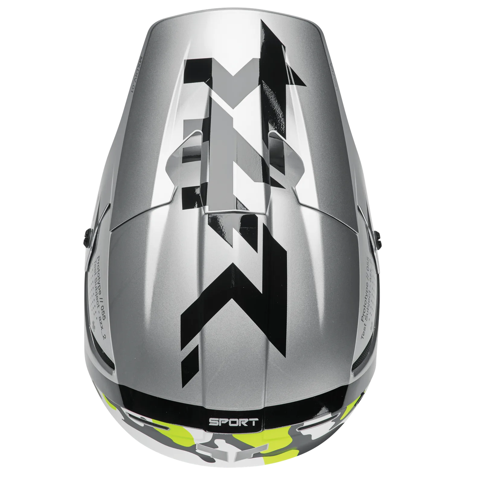 Мотокрос каска Thor Reflex Sport Riot Gray Acid