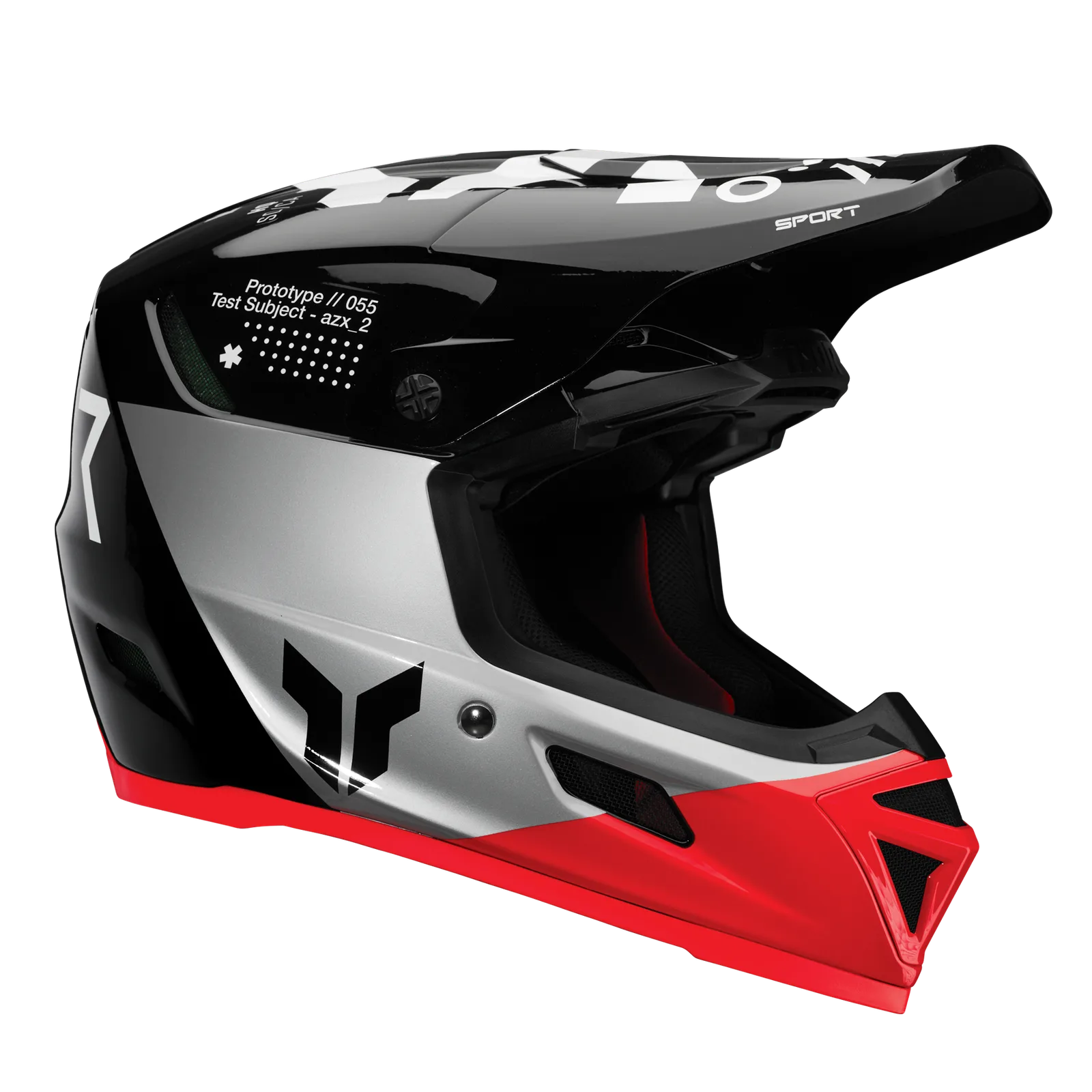 Мотокрос каска Thor Reflex Sport Strike Black Red