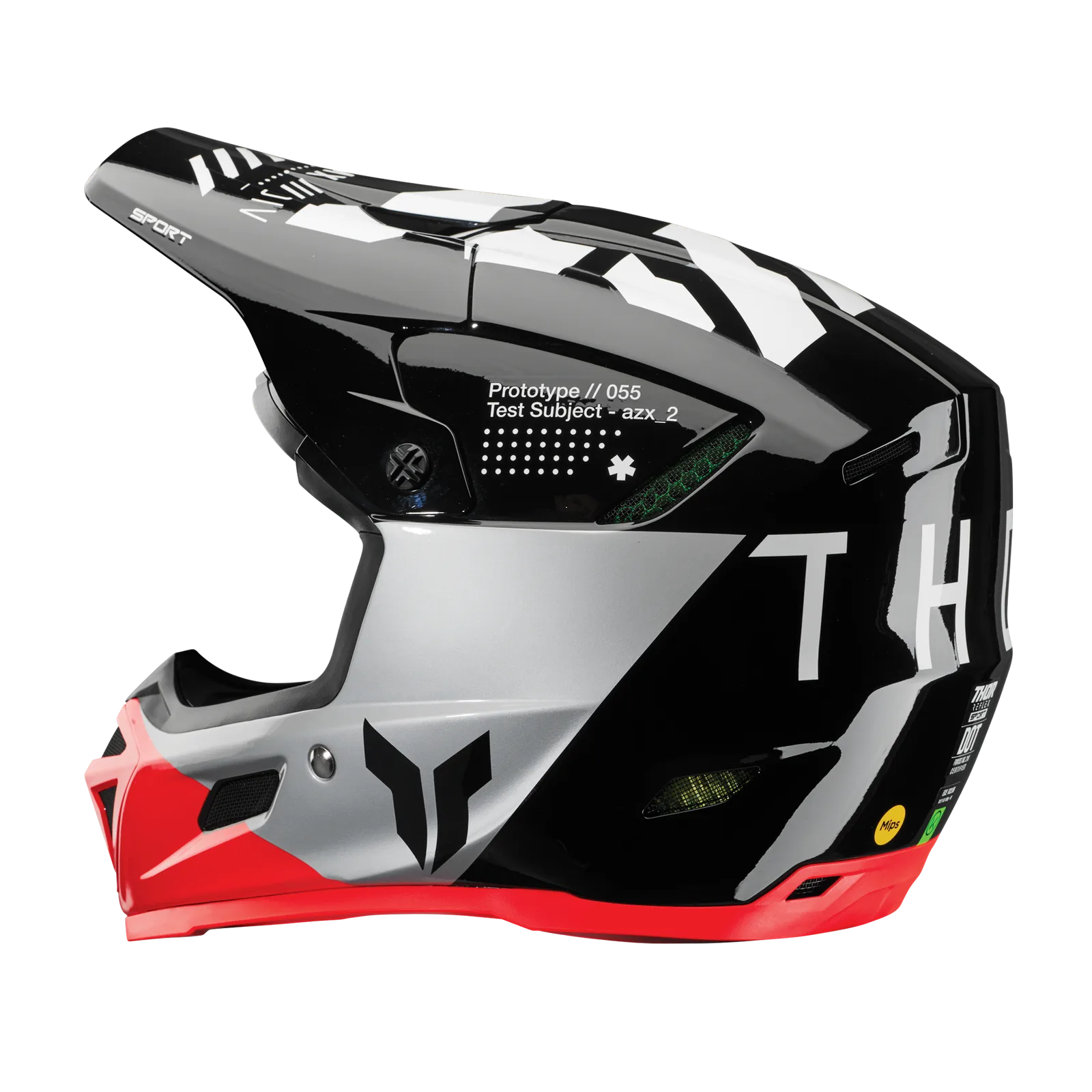 Мотокрос каска Thor Reflex Sport Strike Black Red