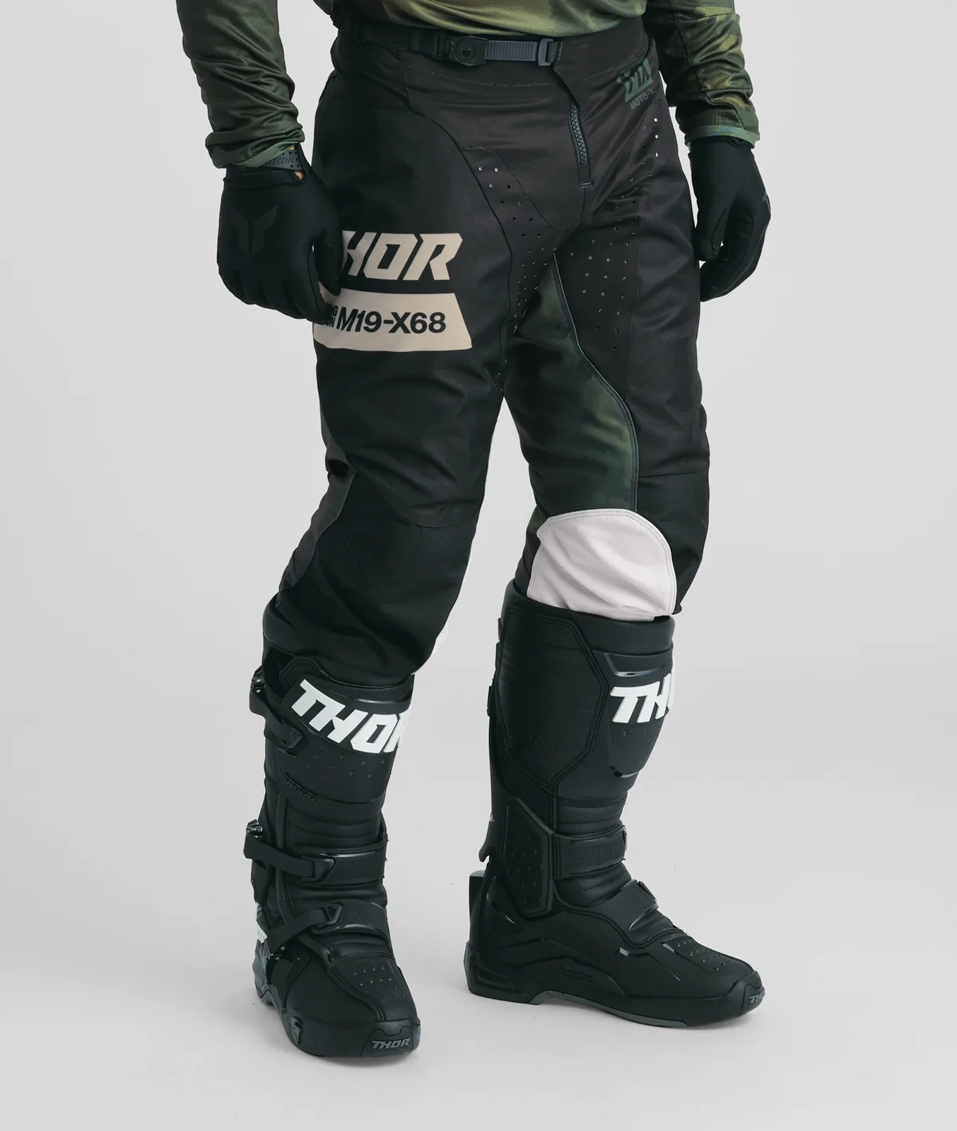 Мотокрос панталон Thor Launchmode Bleach Black Camo