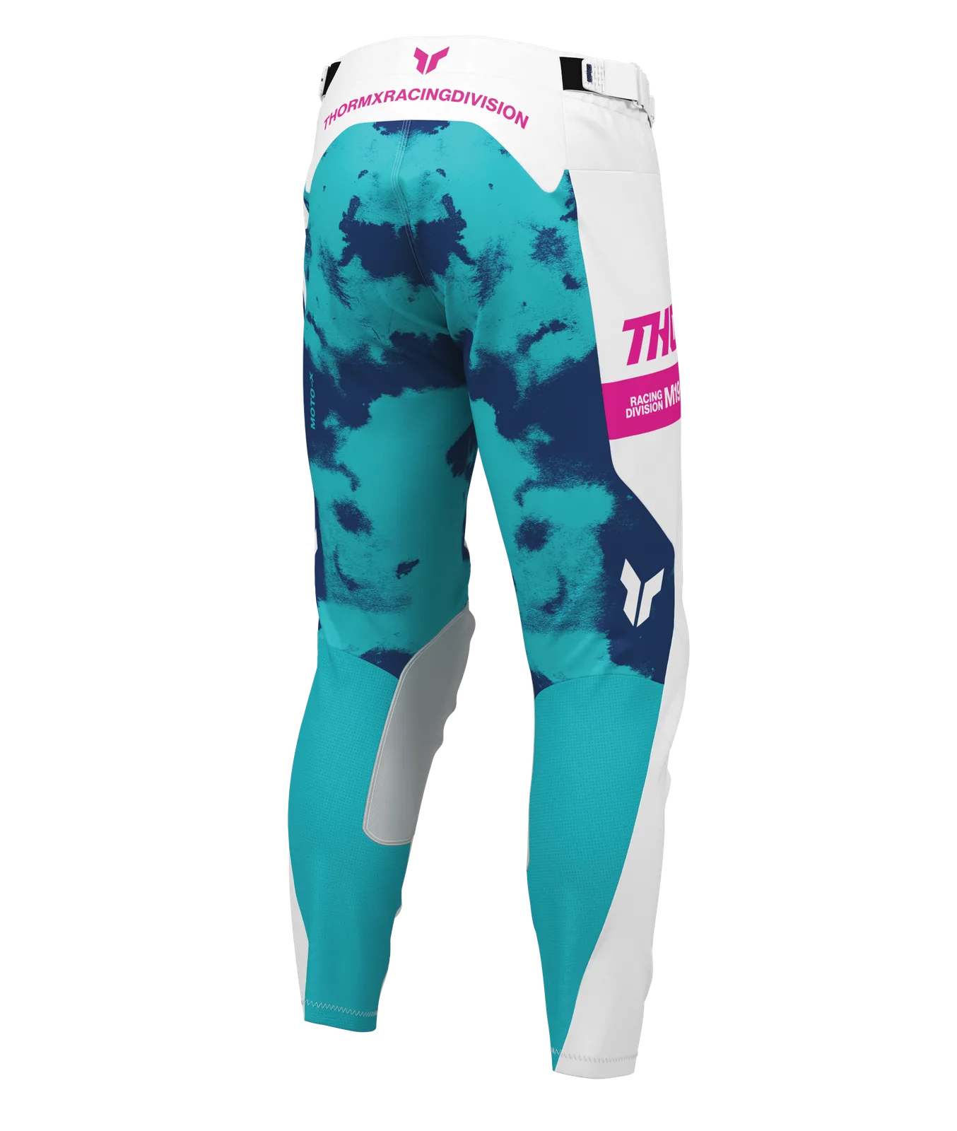 Мотокрос панталон Thor Launchmode Bleach White Aqua