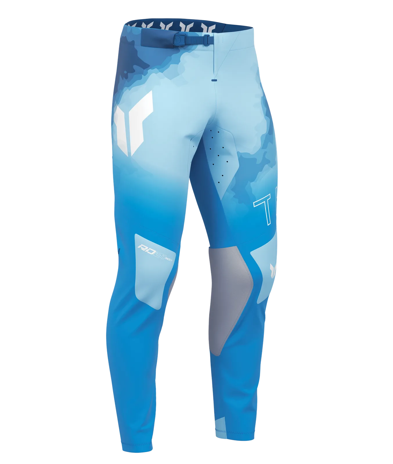 Мотокрос панталон Thor Sportmode Carbon Electric Blue Powder Blue