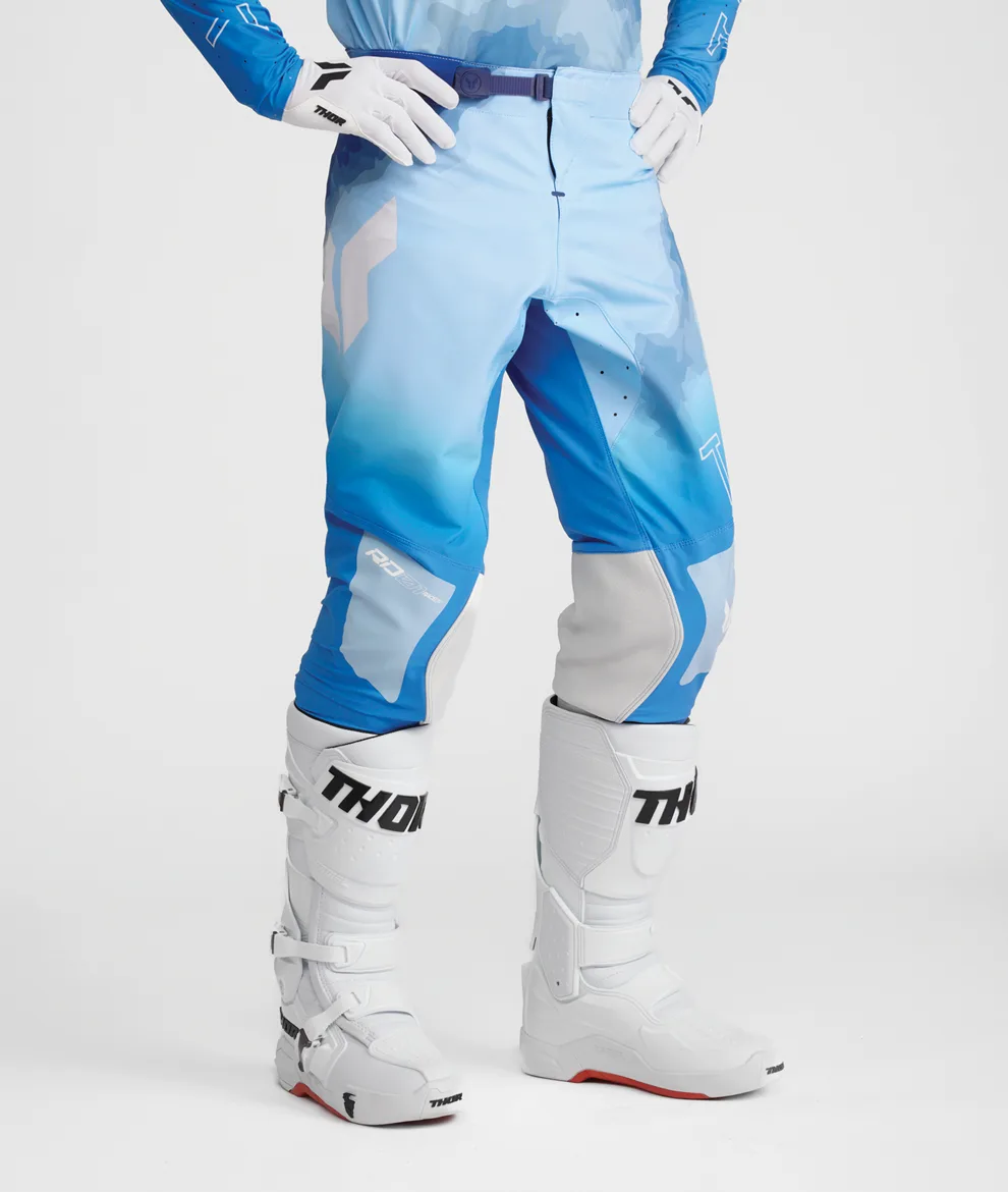 Мотокрос панталон Thor Sportmode Carbon Electric Blue Powder Blue
