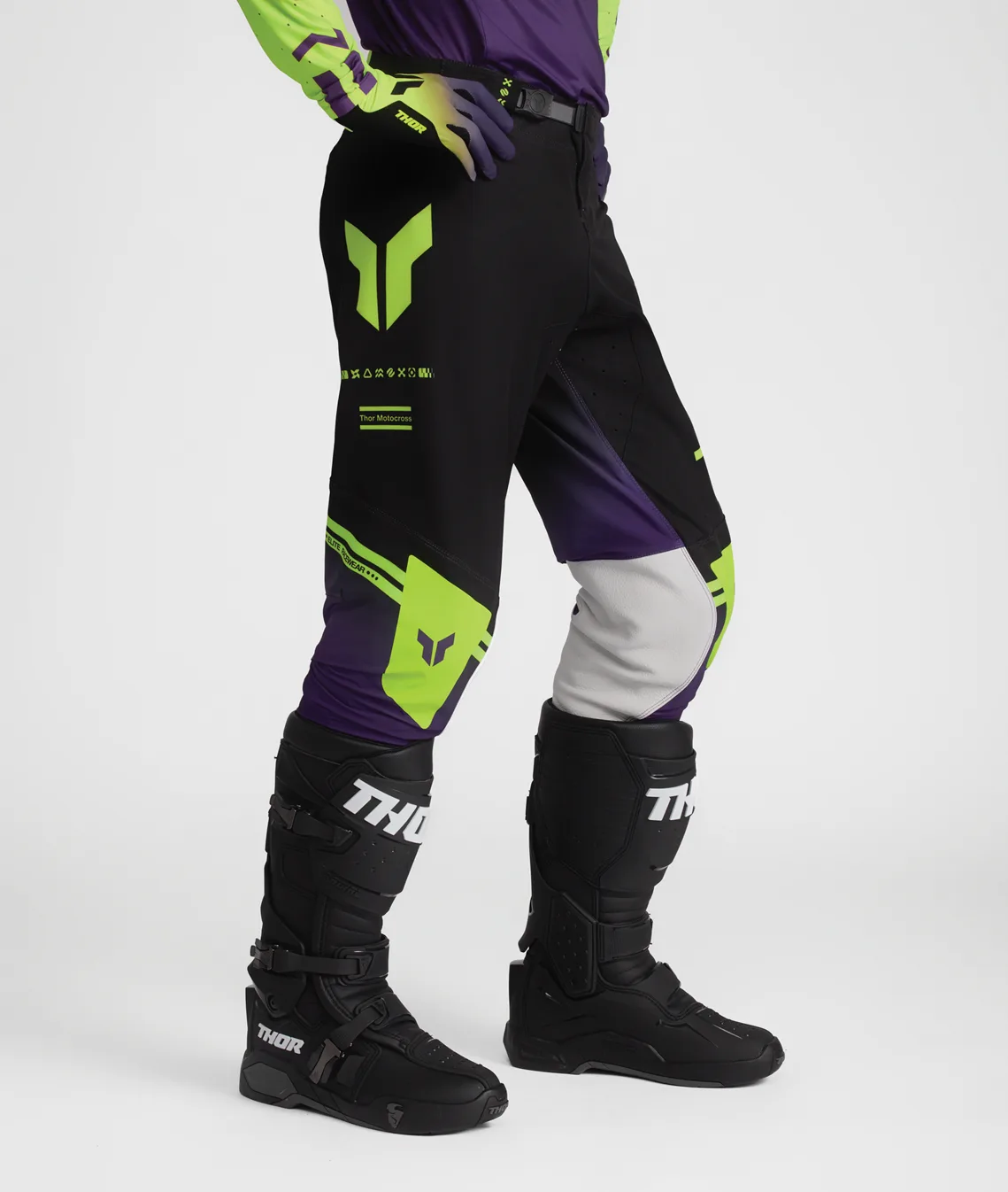 Мотокрос панталон Thor Sportmode Geo Black Purple