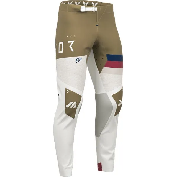 Мотокрос панталон Thor Sportmode League White Copper