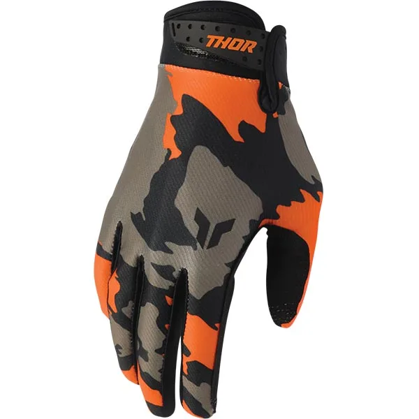 Мотокрос ръкавици Thor Launchmode Hunter Orange Black
