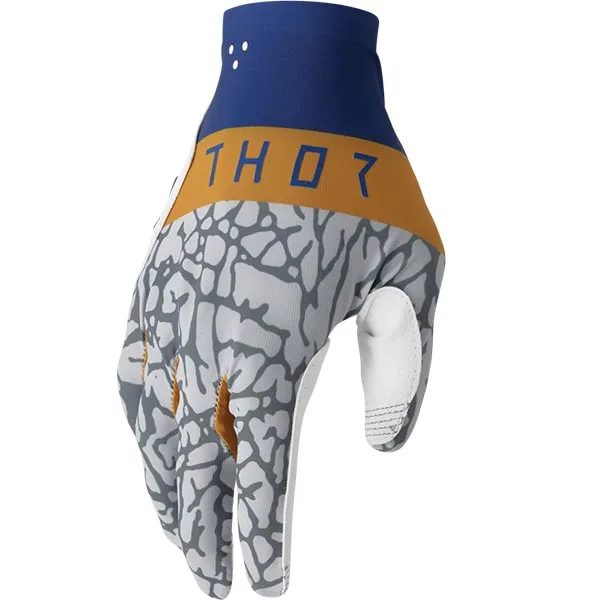 Мотокрос ръкавици Thor Sportmode Bravo Navy Copper