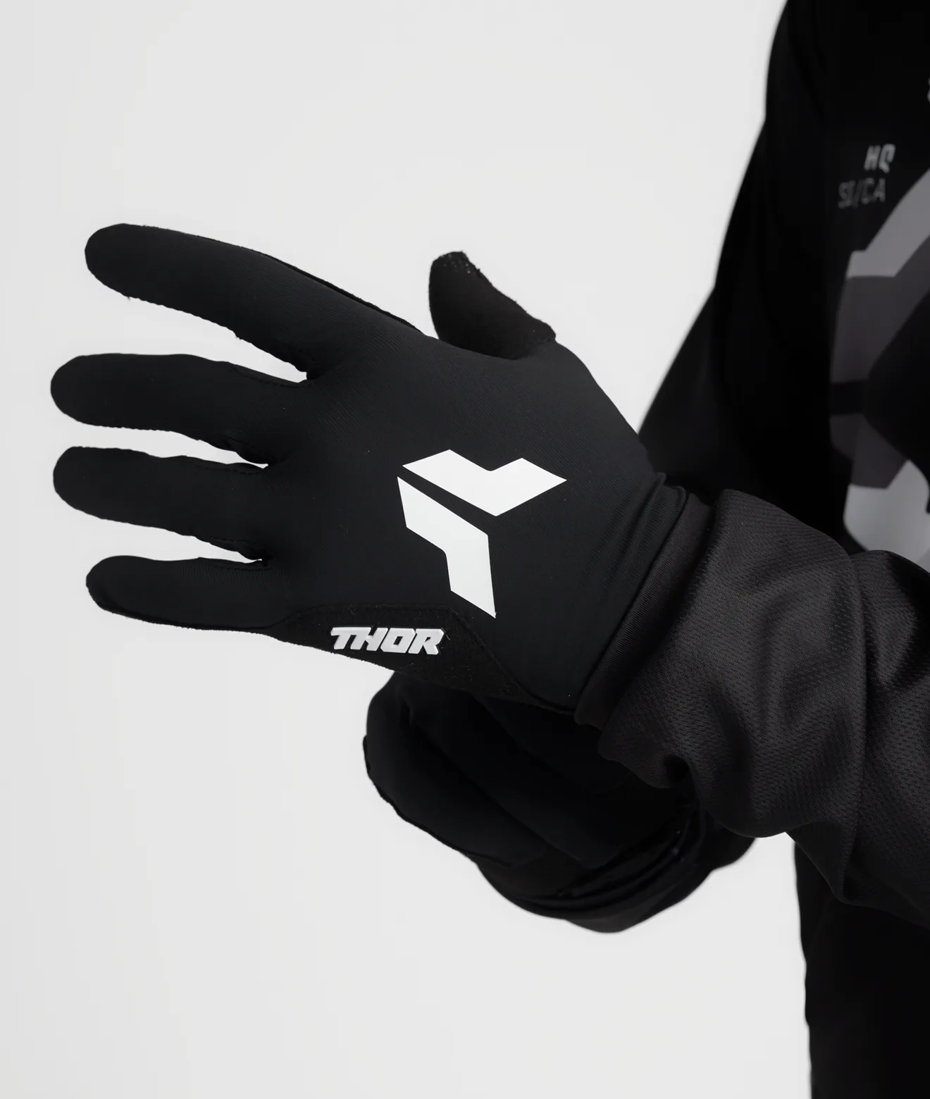 Мотокрос ръкавици Thor Sportmode Iconic Black