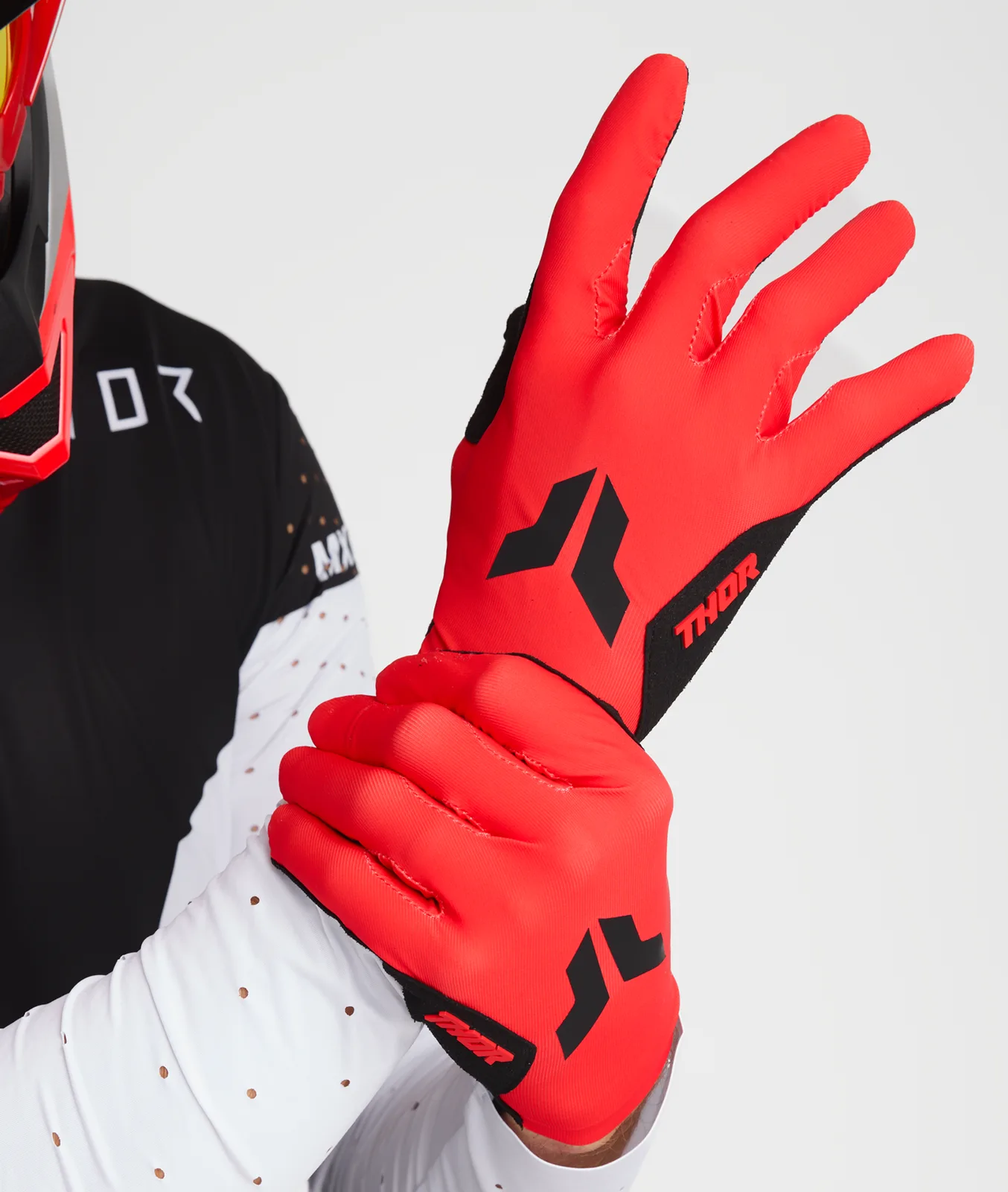 Мотокрос ръкавици Thor Sportmode Iconic Red