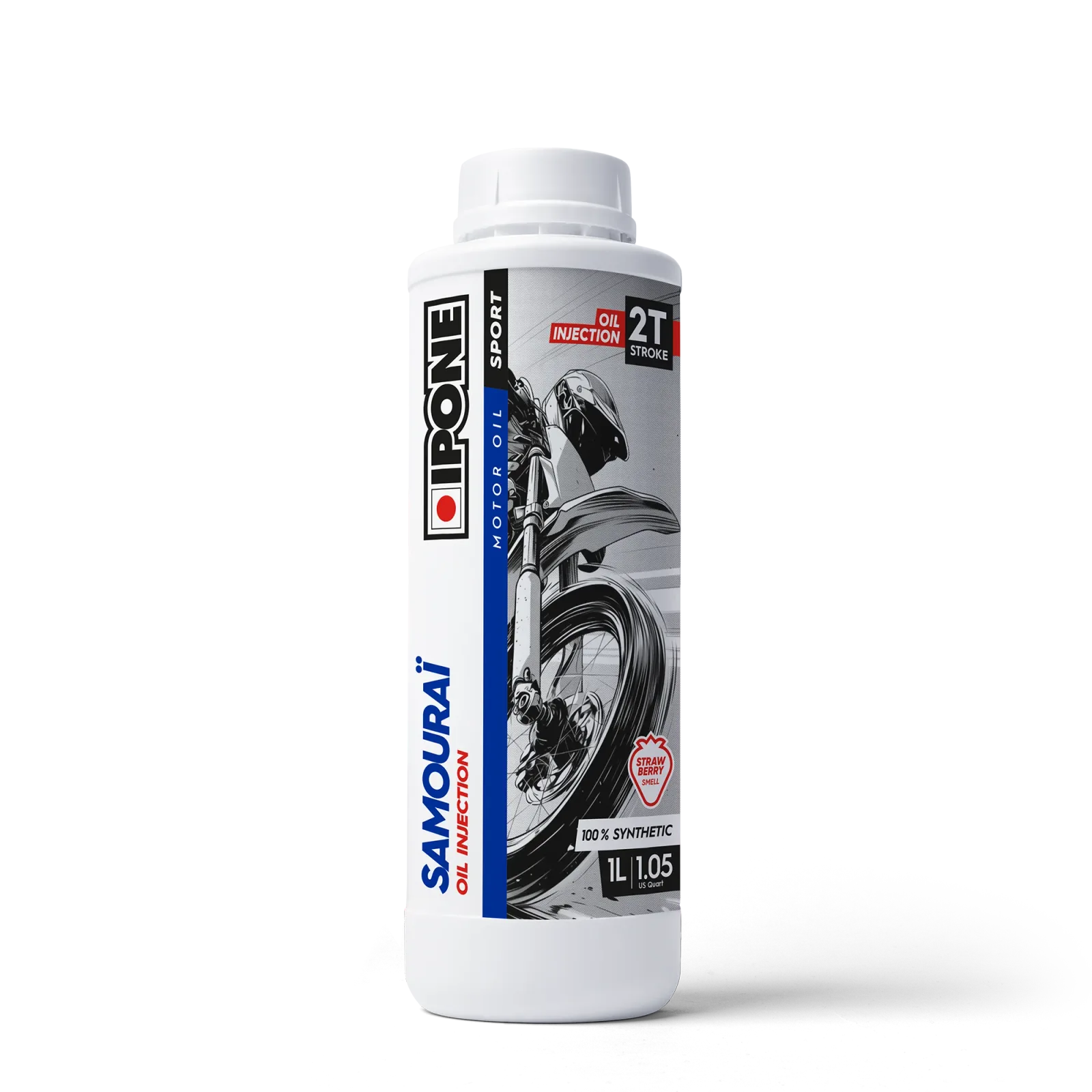 Моторно масло Ipone Samourai Oil Injection Strawberry — 1 L