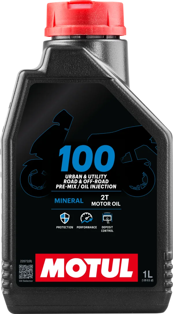 Моторно масло Motul 100 2T — 1 L