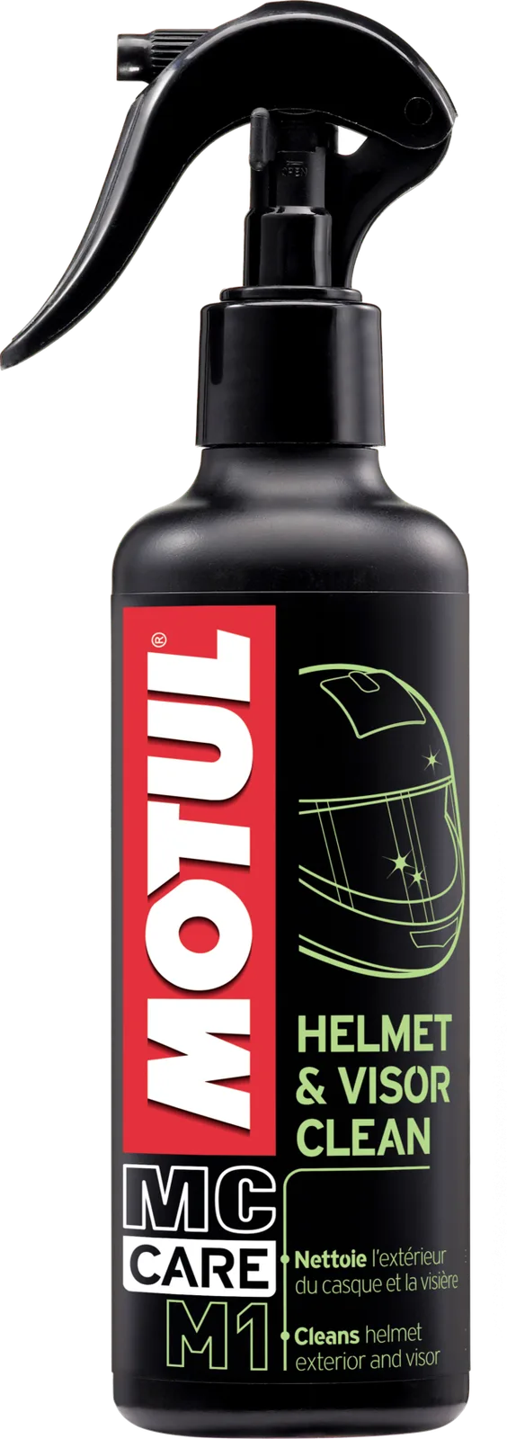 Препарат за поддръжка Motul MC Care M1 Helmet & Visor Clean — 250 ml