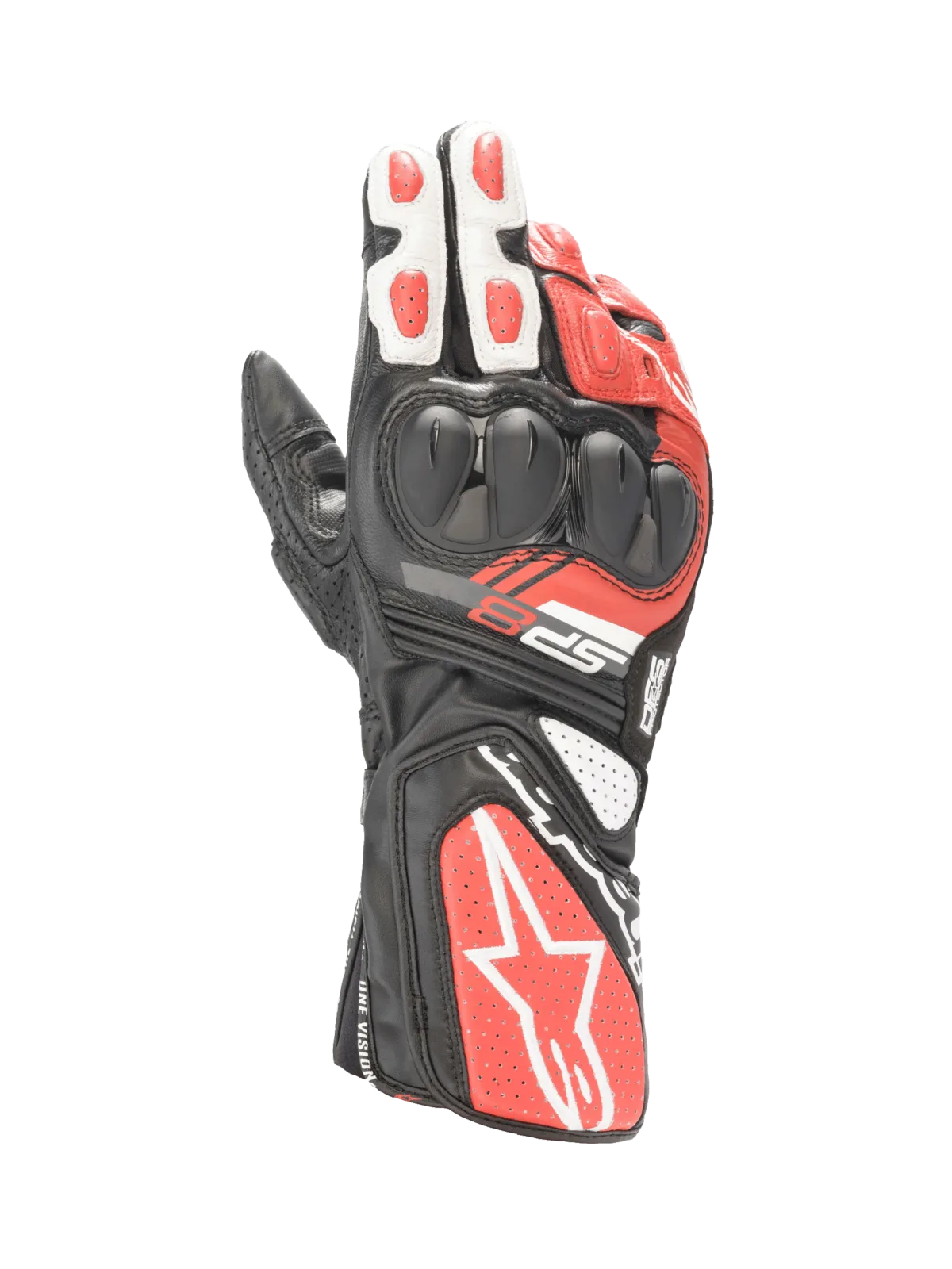 Ръкавици Alpinestars SP-8 V3 Black White Bright Red
