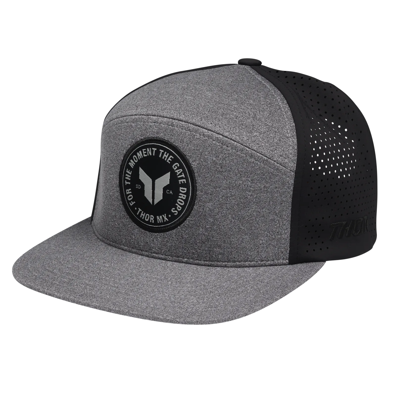 Шапка с козирка Thor Badge Heather Gray Black
