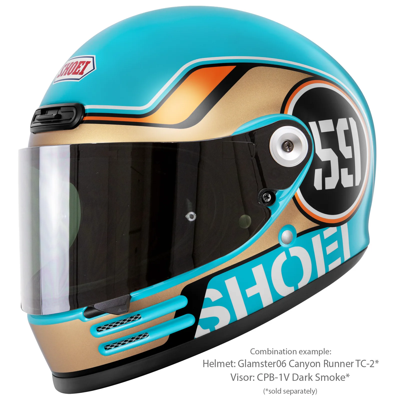 SHOEI Glamster 06 Canyon Runner TC-2